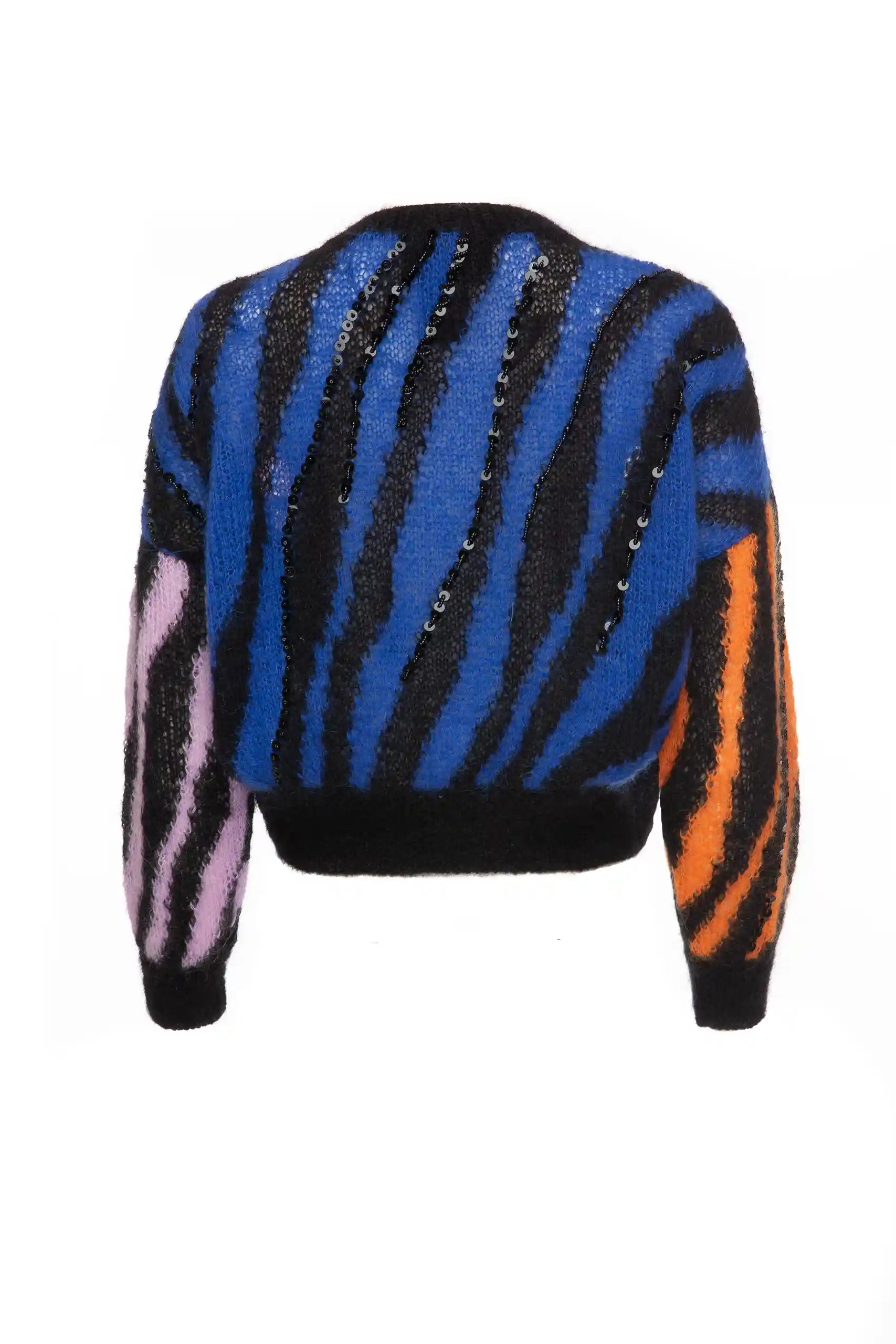 Short Zebra Multi Color Cardi