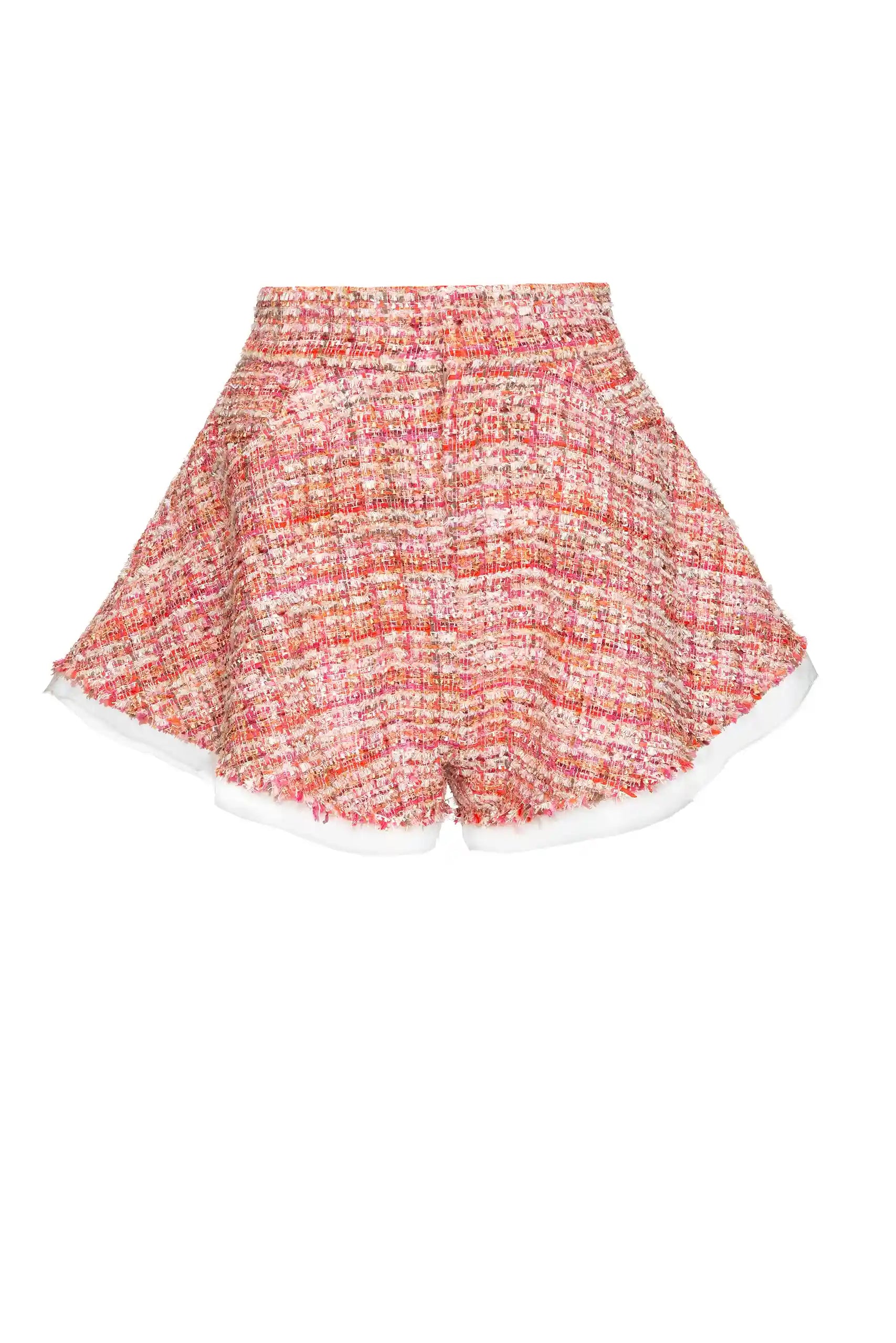 Tweed Pink Shorts