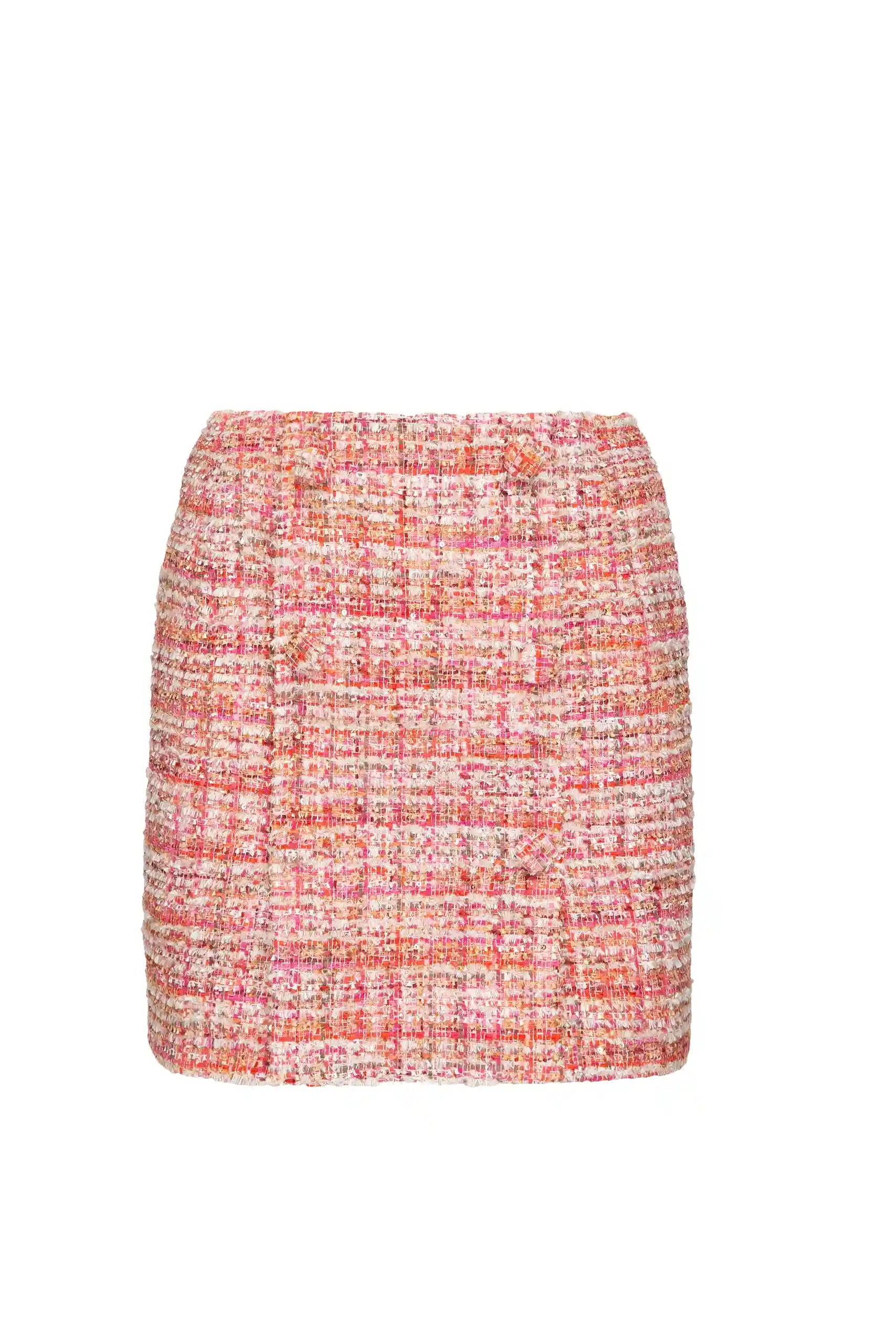 Tweed Pink Skirt