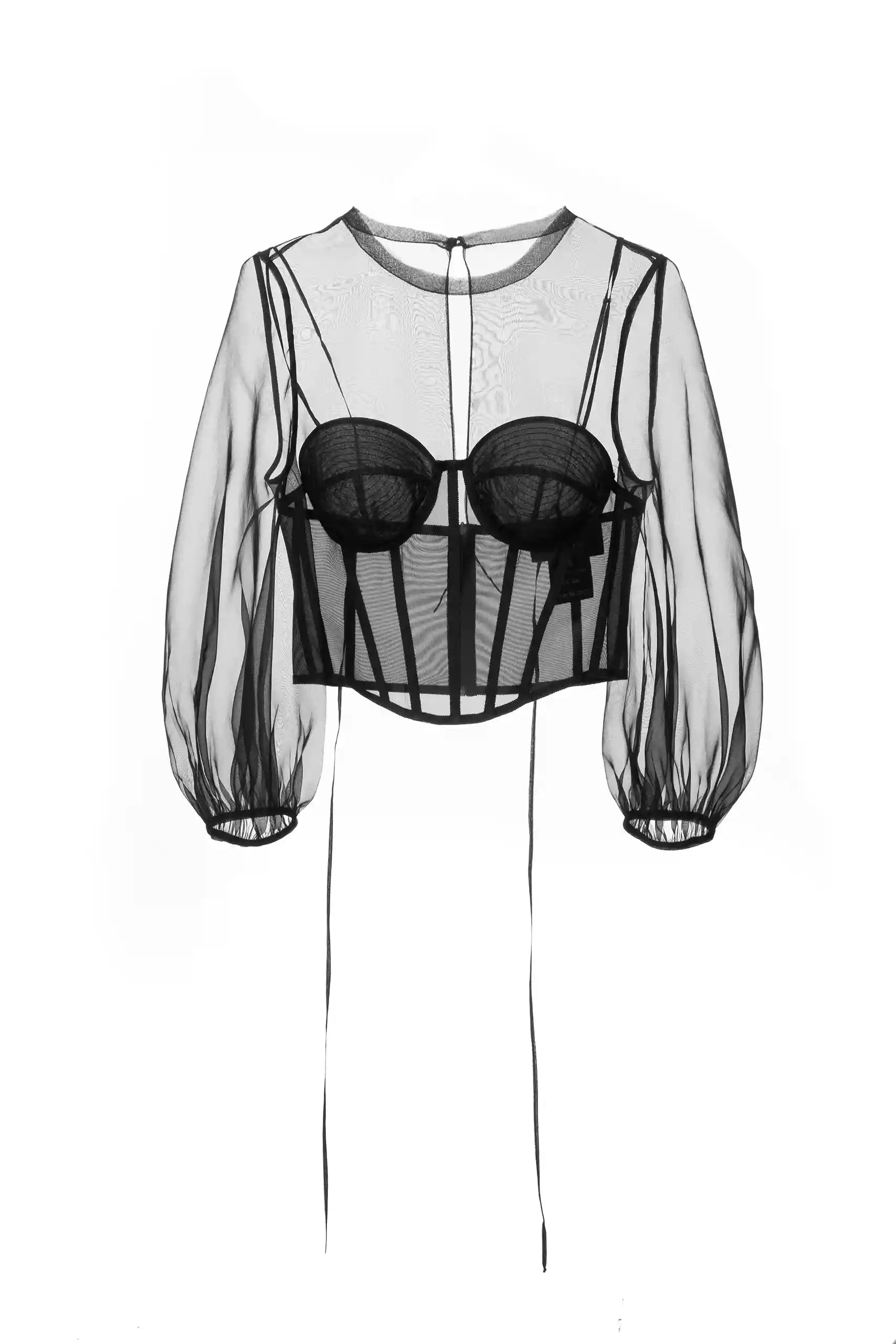 Corset Black Top