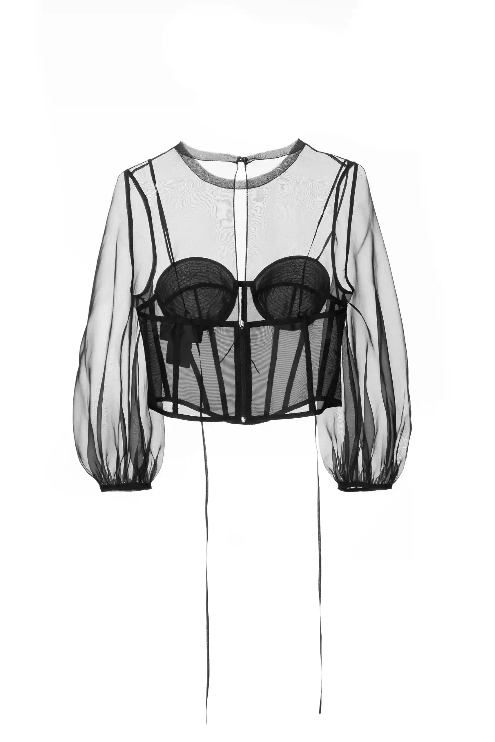 Corset Black Top