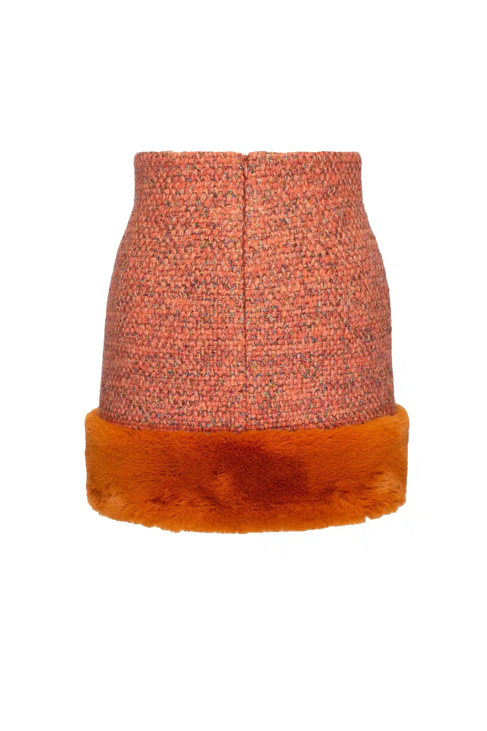 Briggite Orange Skirt