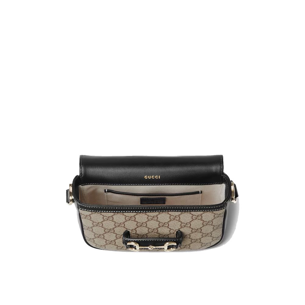 Beige Fabric Shoulder Bag