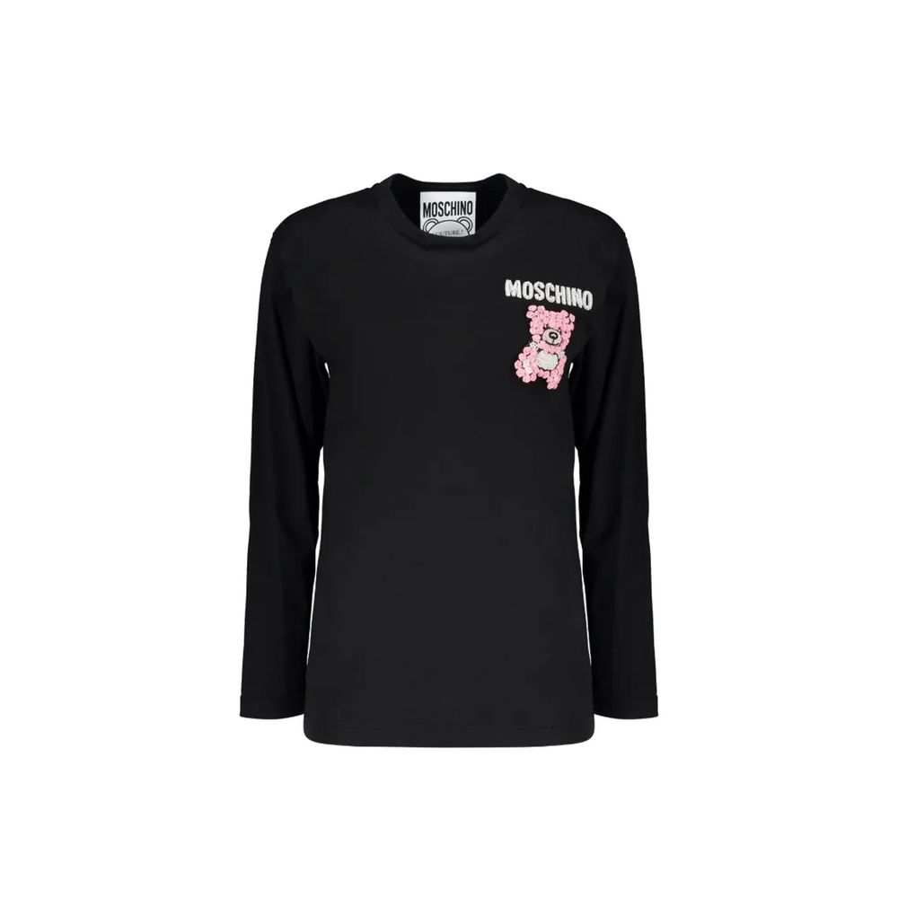 Black Cotton T-Shirt
