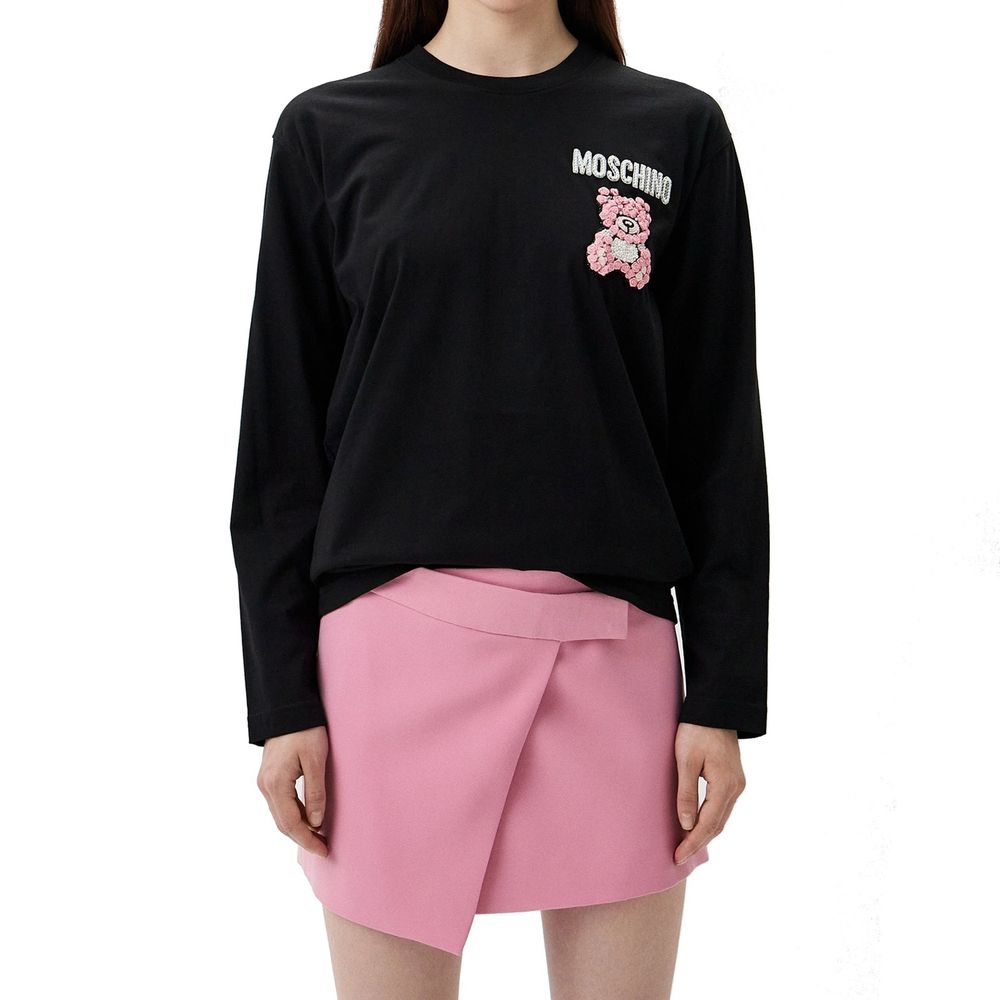 Black Cotton T-Shirt