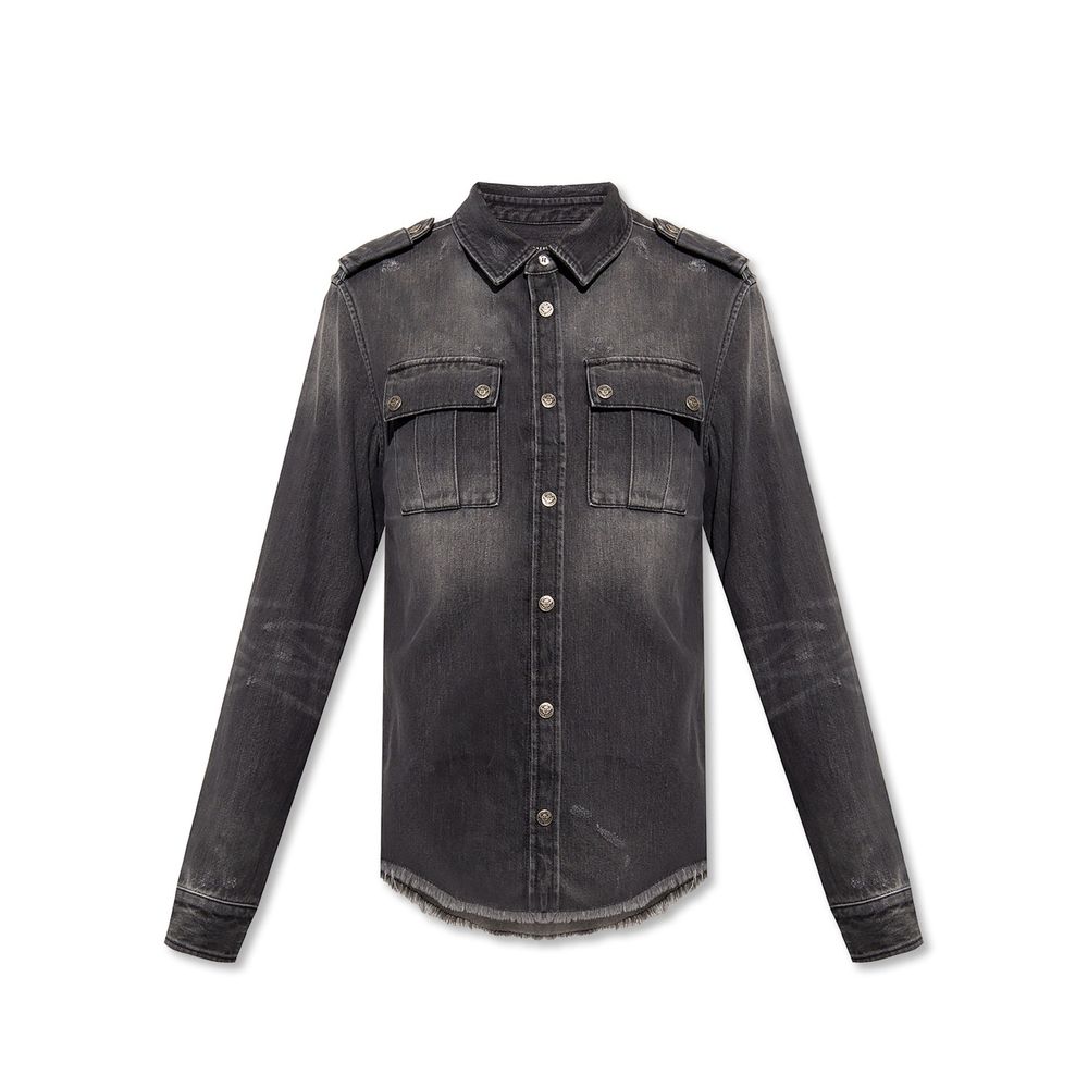 Black Denim Shirt