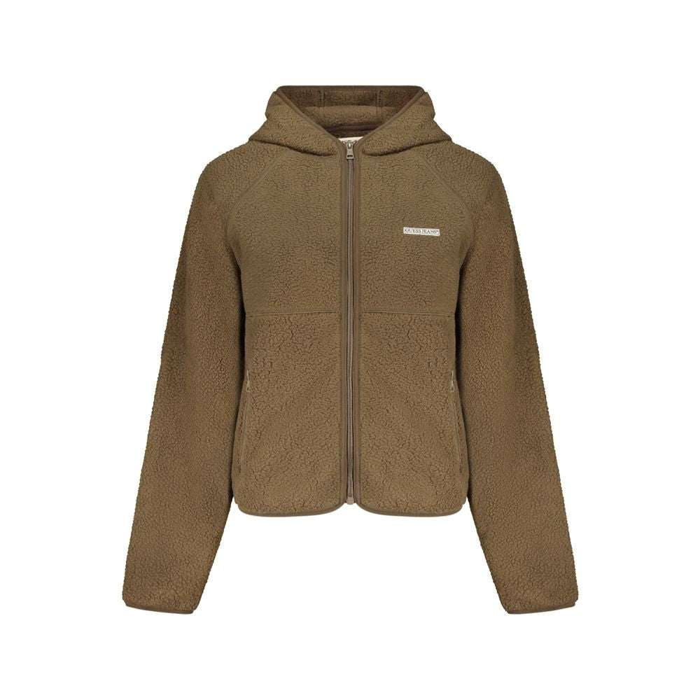 Marrone Polyester Women Sweatshirt