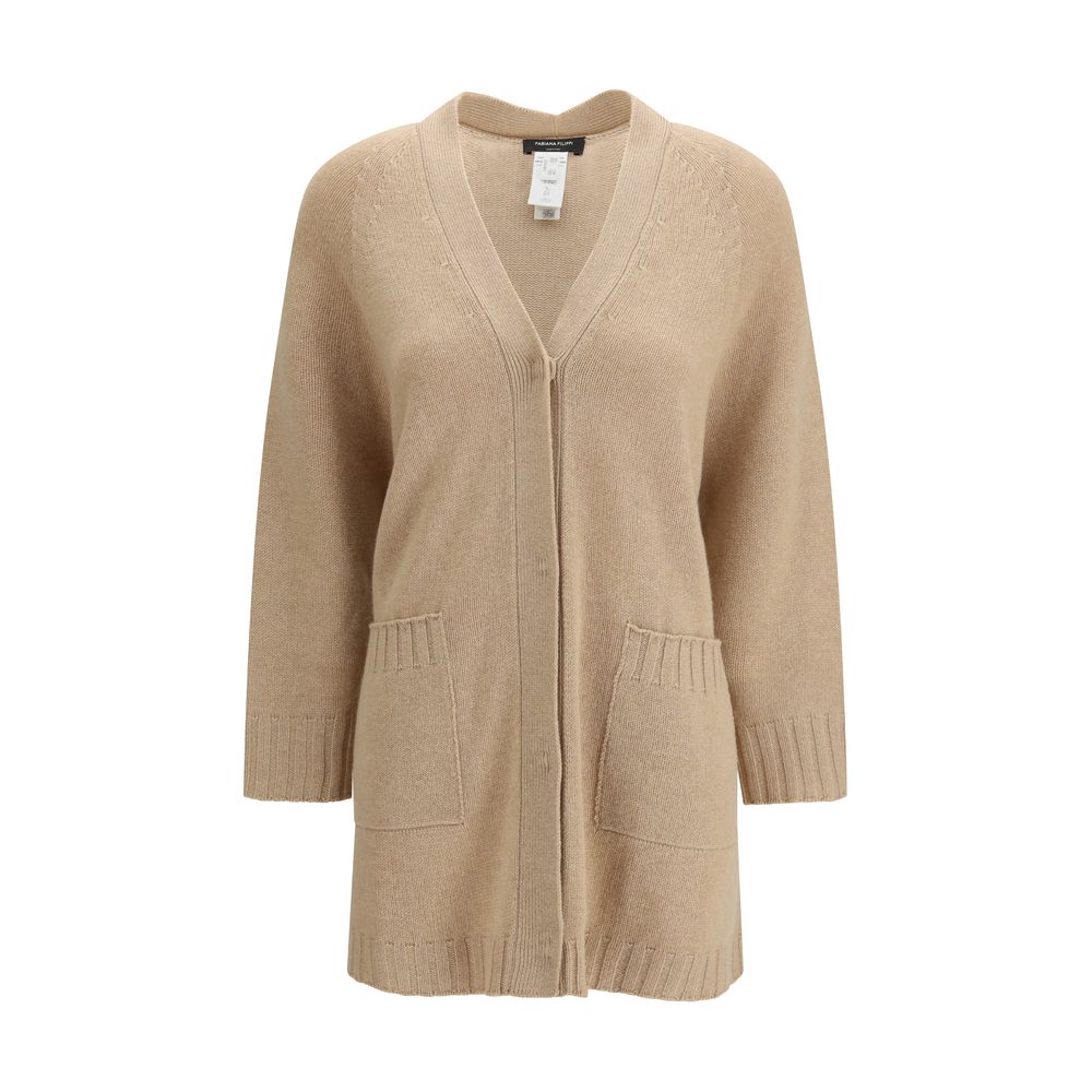 Beige Wool Cardigan