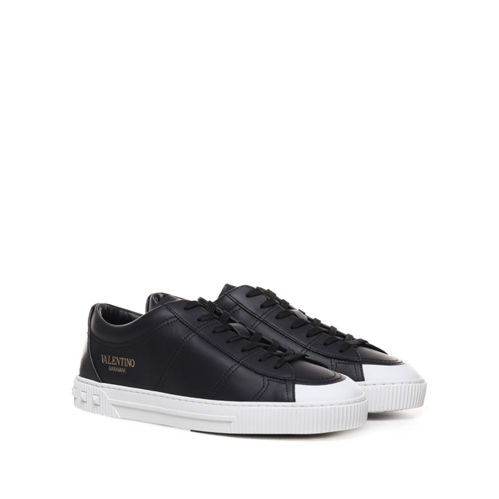 Black Calfskin Sneakers