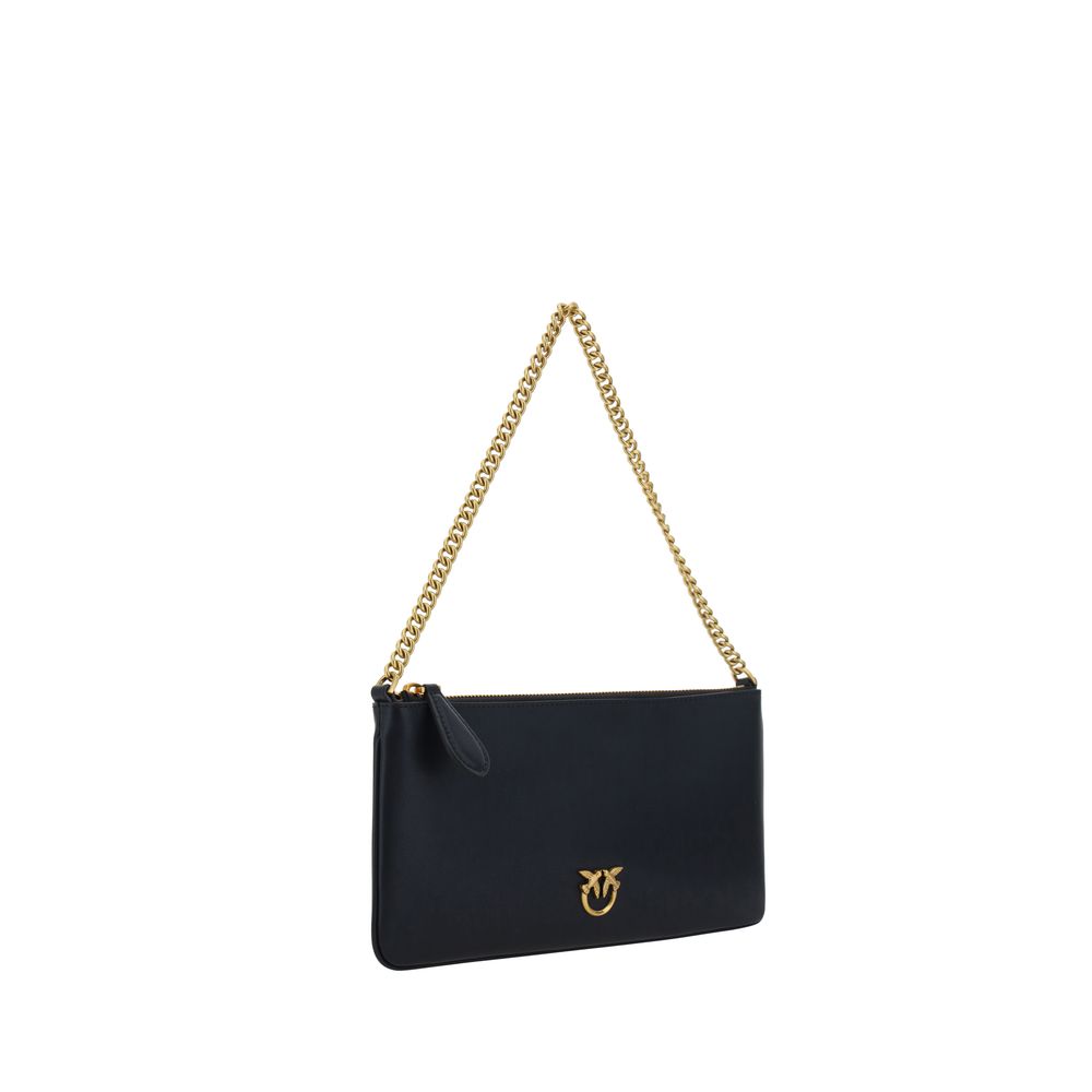 Black Calf Leather Bos Taurus Shoulder Bag