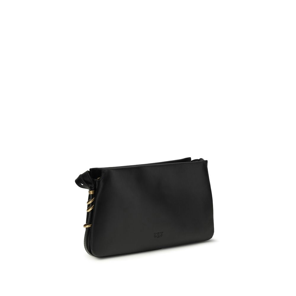 Black Calf Leather Bos Taurus Shoulder Bag