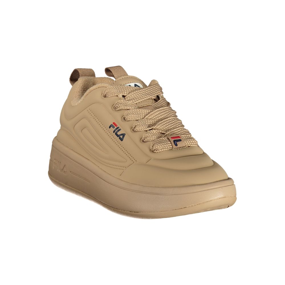 Marrone Polyurethane Women Sneaker