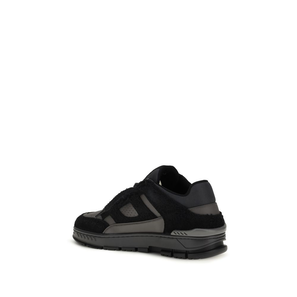 Black Calf Leather Bos Taurus Athletic Sneakers