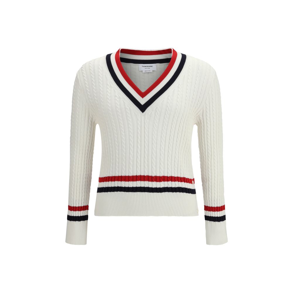 White Cotton Sweatshirt
