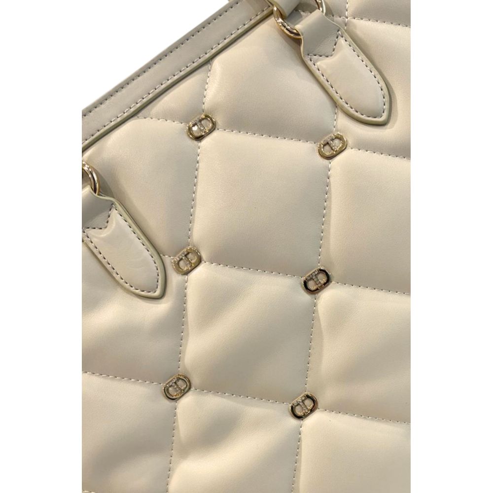 Pink Polyurethane Women Handbag