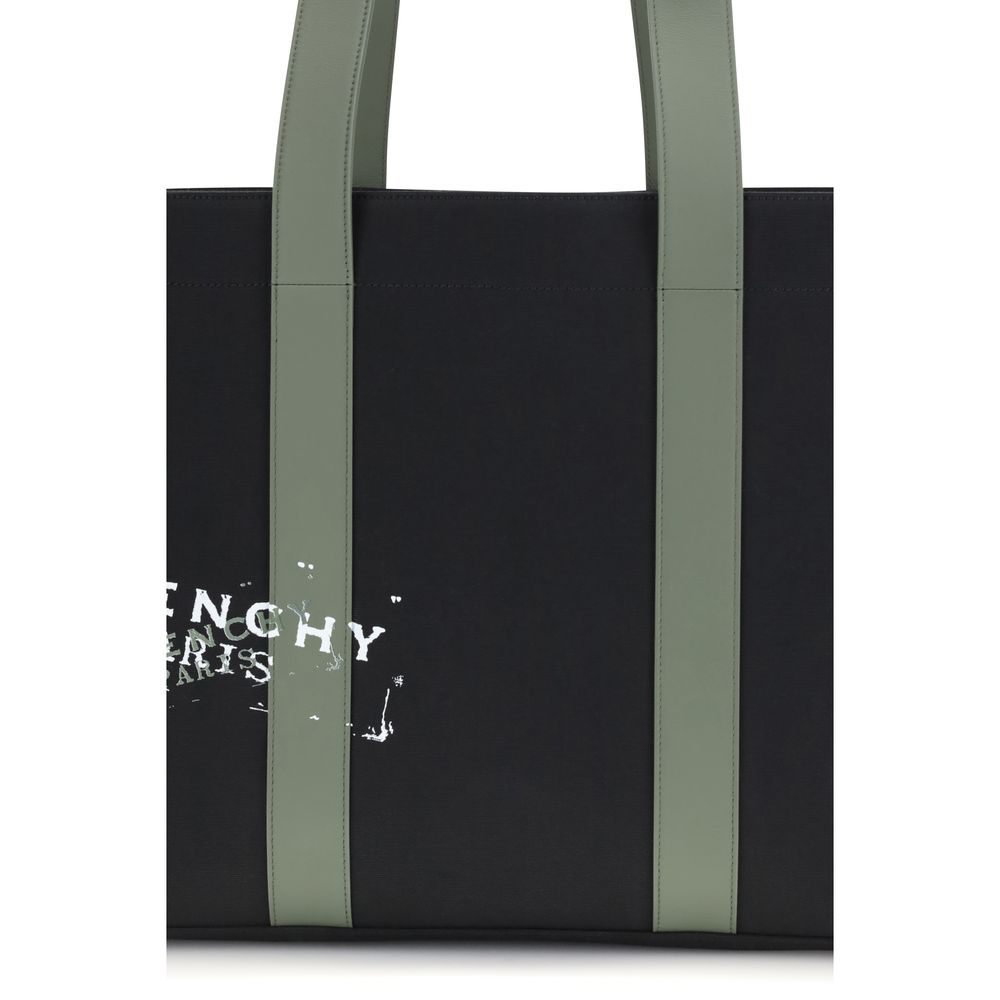 Black Cotton Shoulder Bag