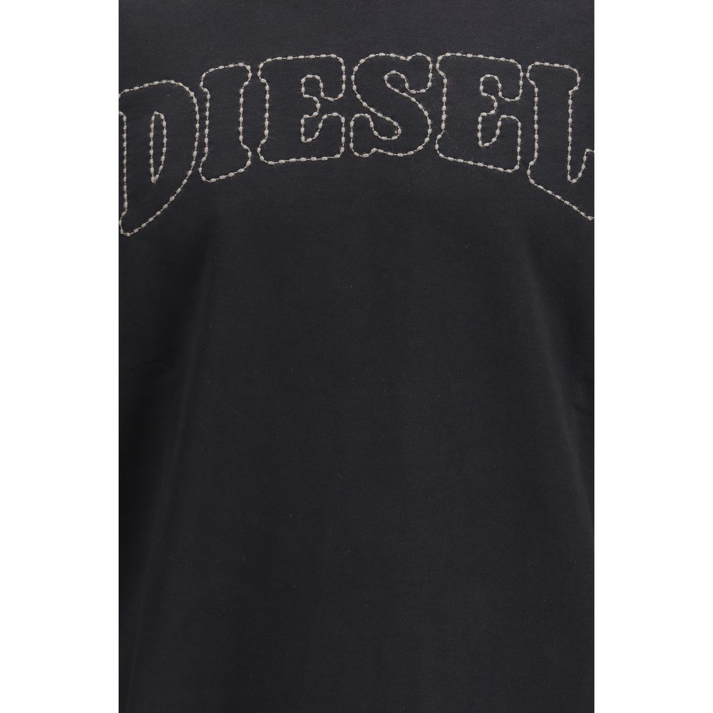 Black Cotton Sweatshirt
