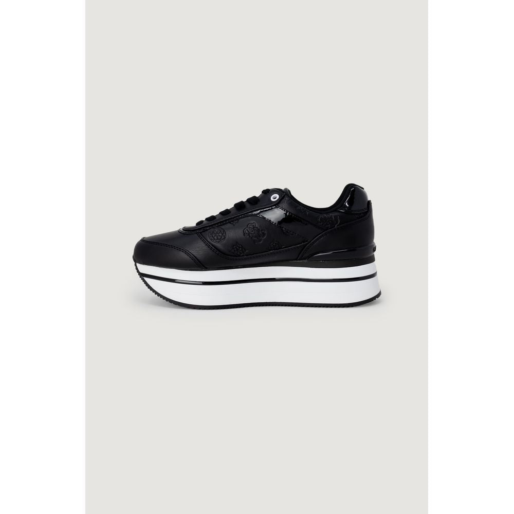 Black Polyethylene Chunky Sneakers
