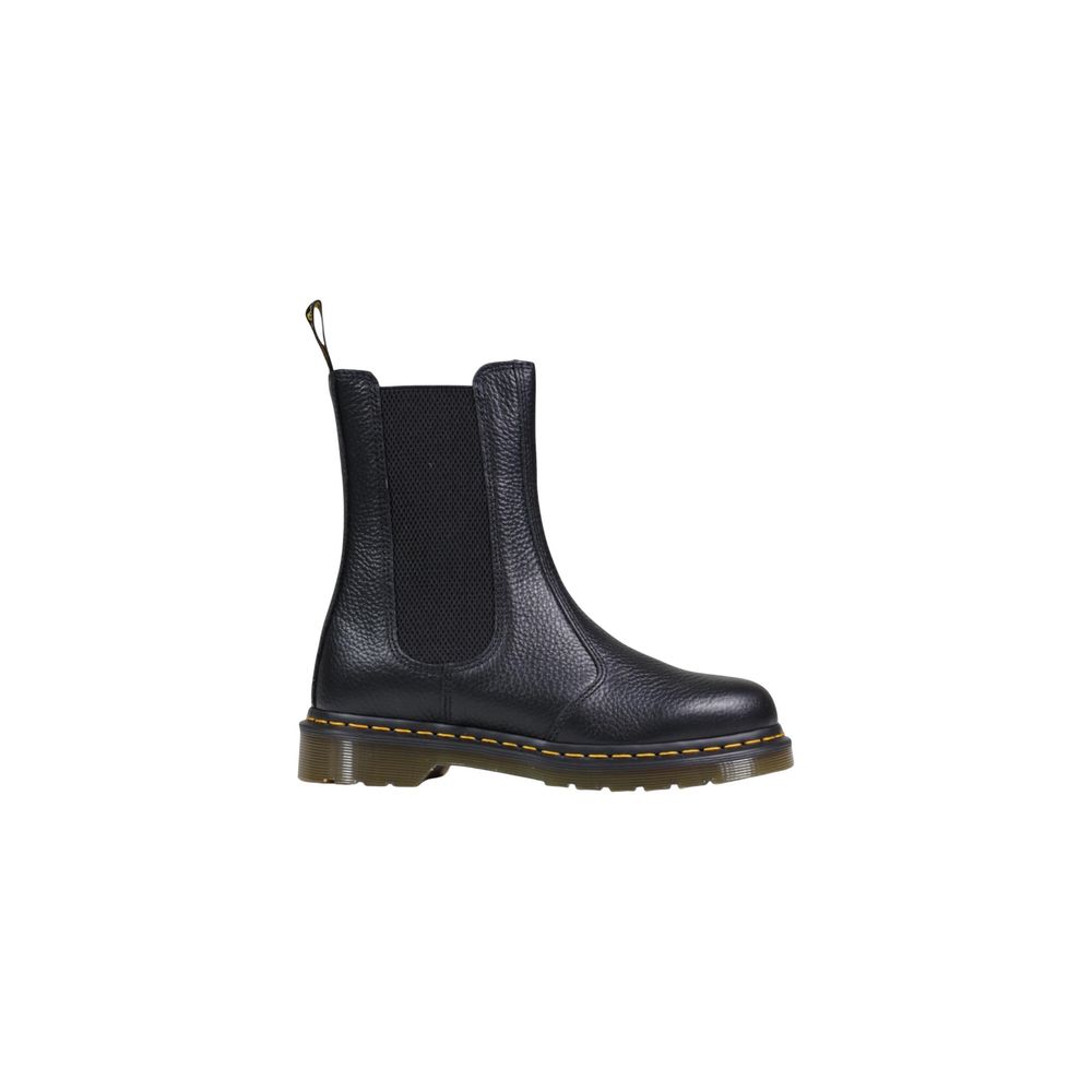 Black Leather Ankle Boots