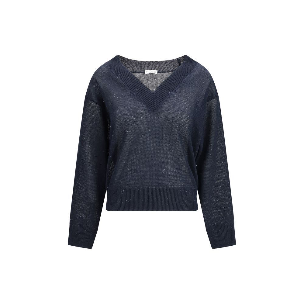 Blue Linen T-Shirt
