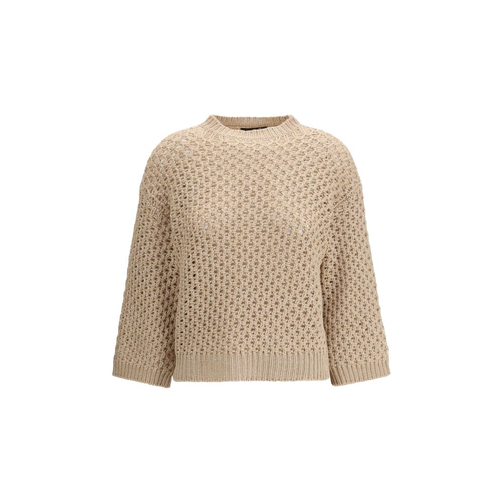 Beige Wool Sweatshirt