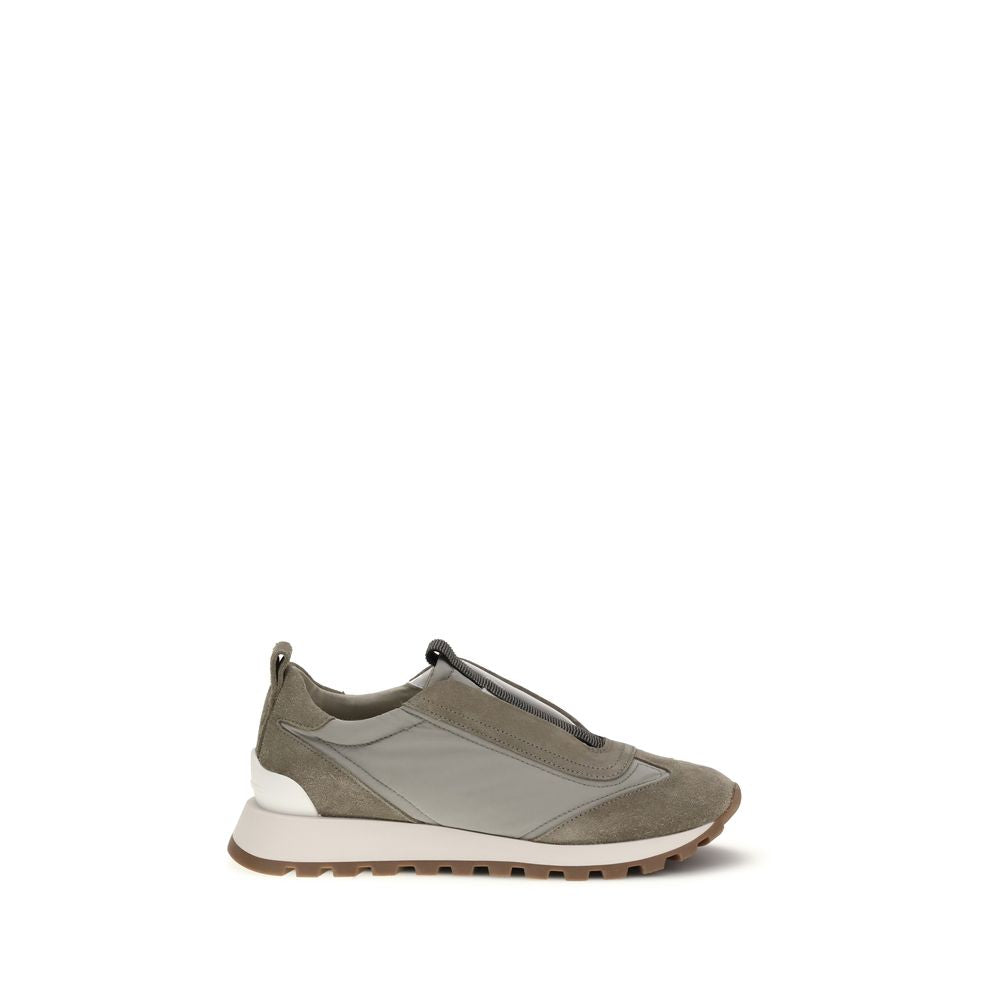 Bicolor Polyester Sneakers