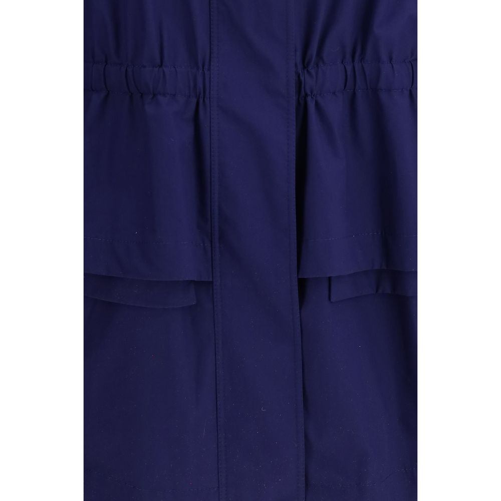 Blue Cotton Parka