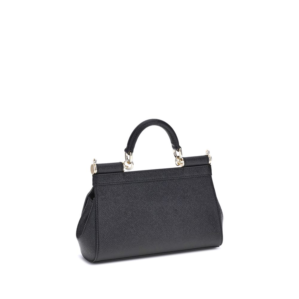 Black Calf Leather Bos Taurus Handbag