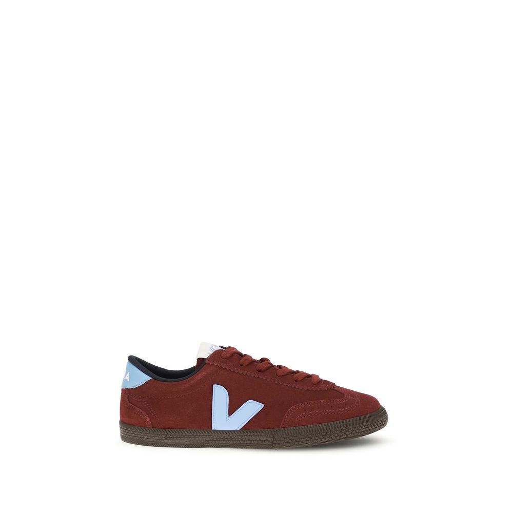 Bordeaux Calf Leather Bos Taurus Athletic Sneakers