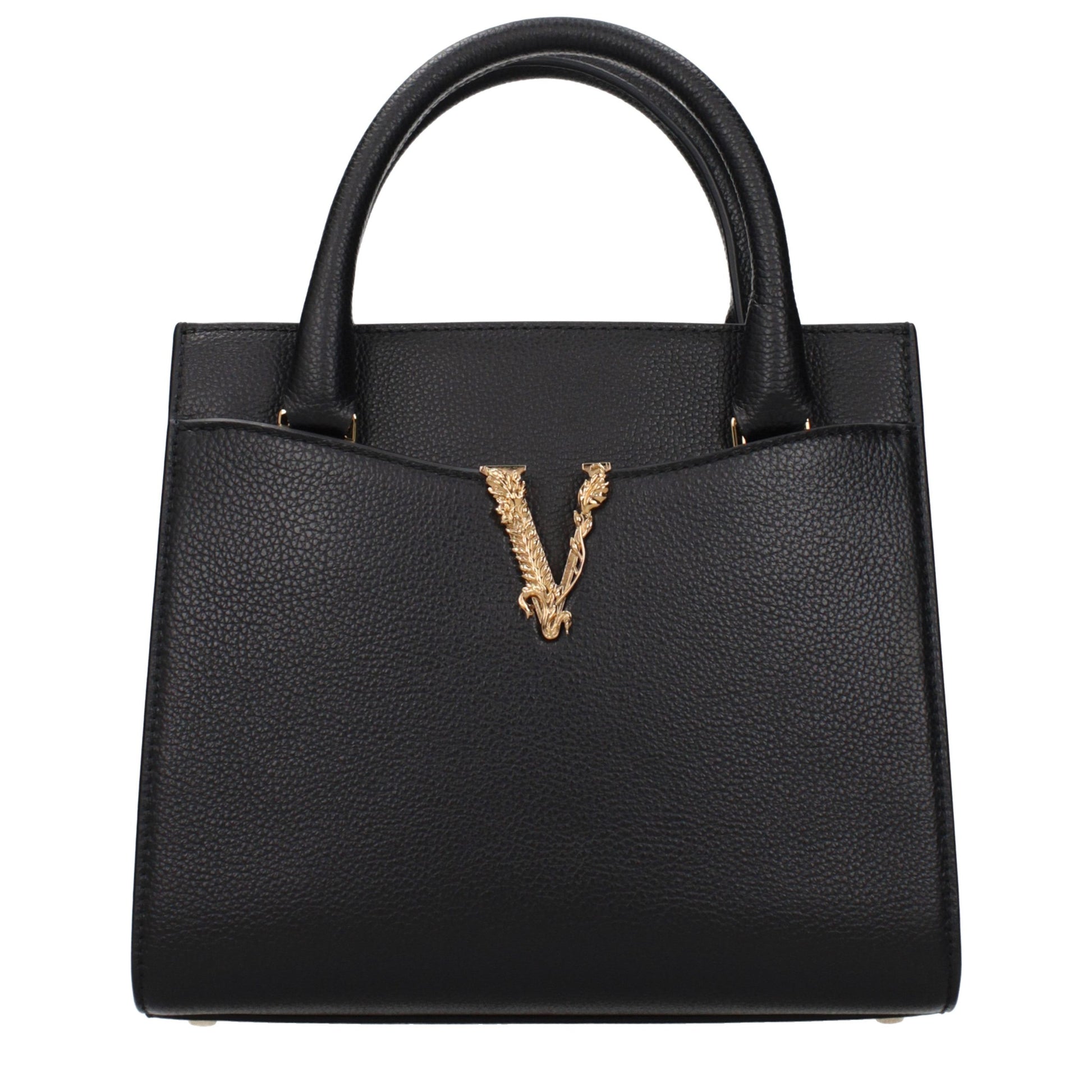 Black Leather Handbag