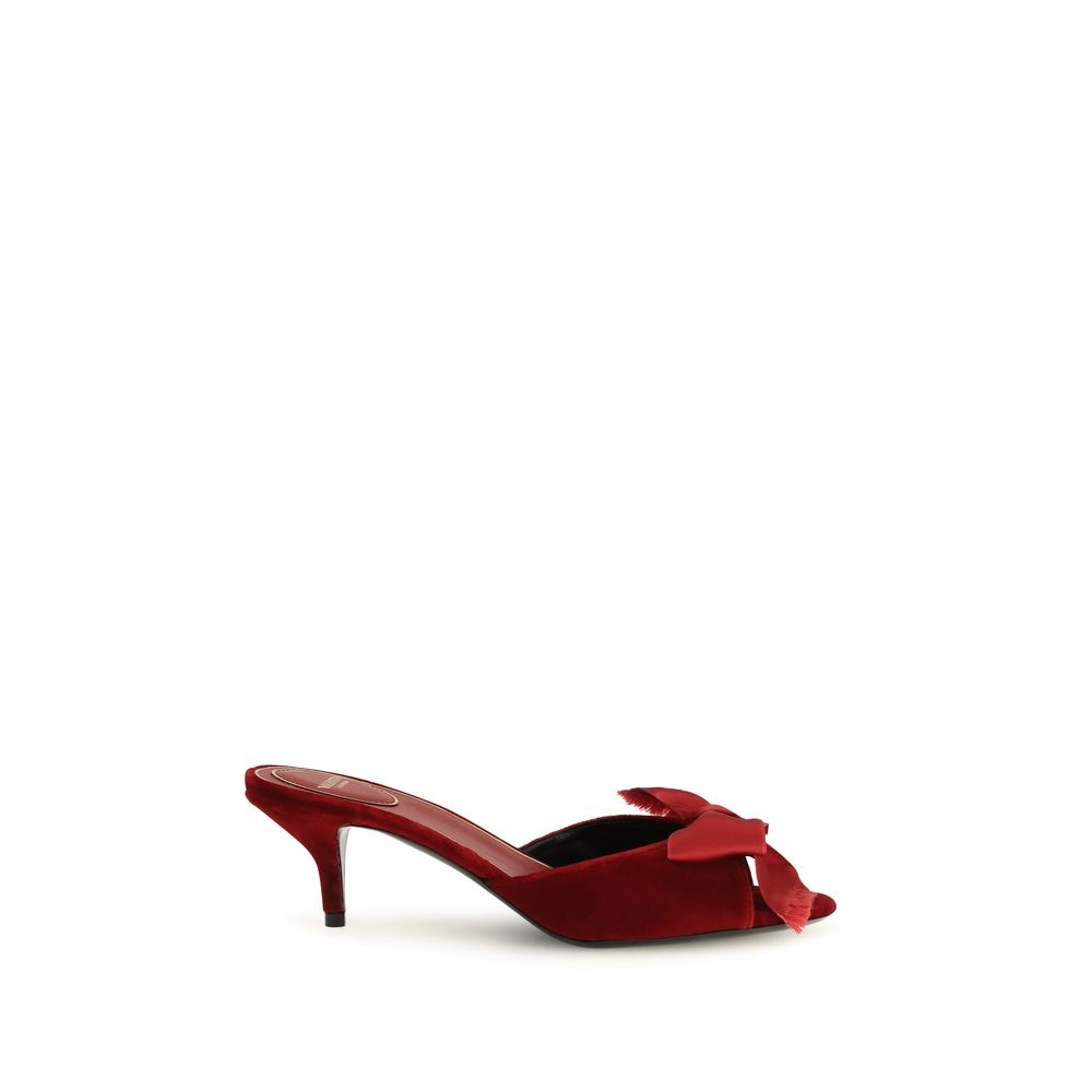 Multicolor Calf Leather Bos Taurus Flat Sandals