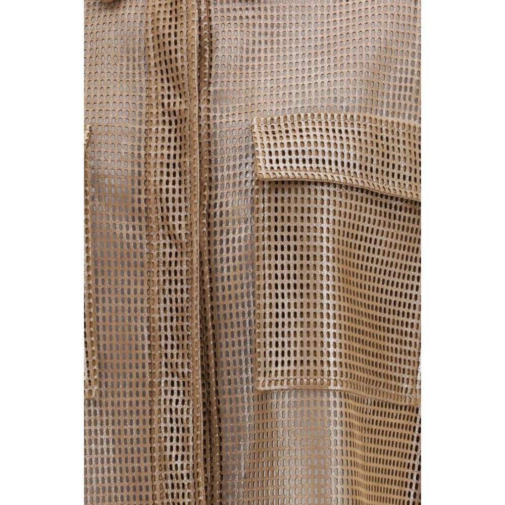 Brown Denim Shirt