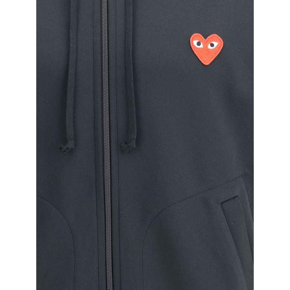 Black Polyester Sweatshirt