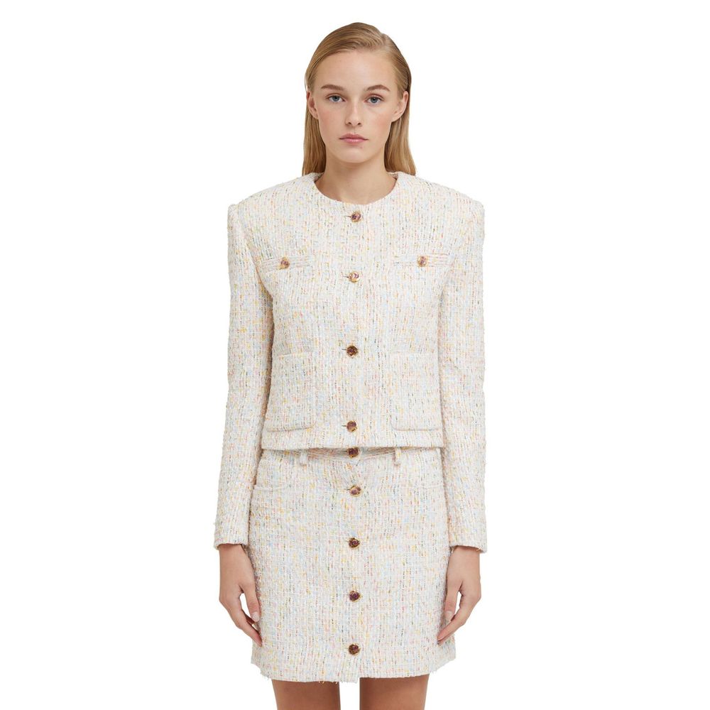 Multicolor Polyester Coat