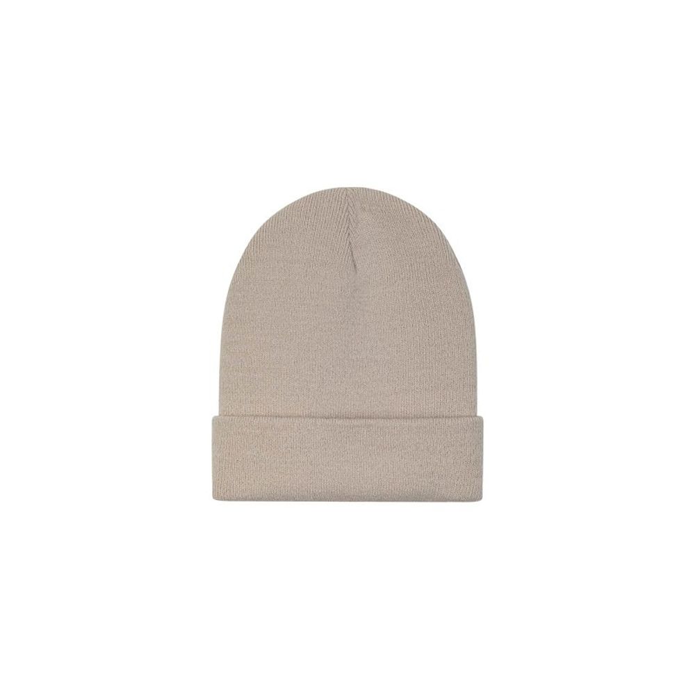Beige Marabou Beanie