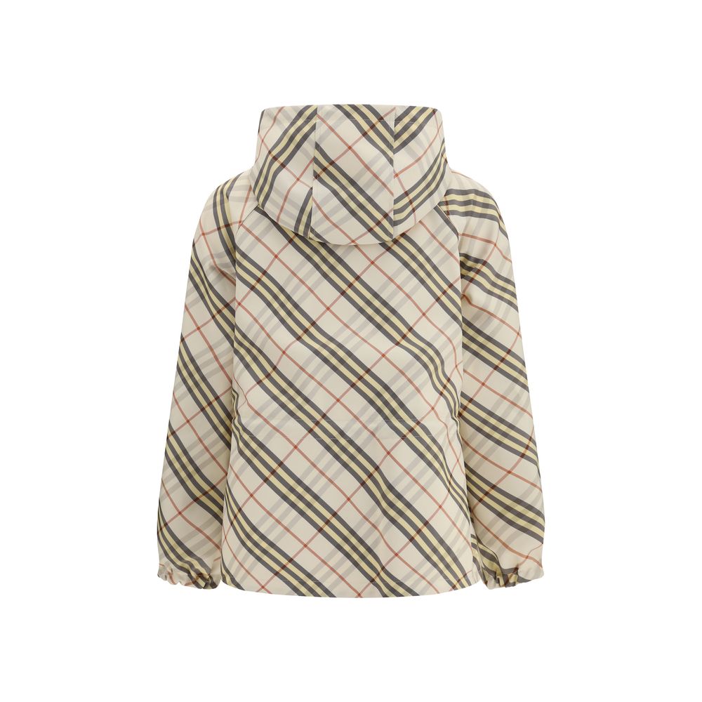 Beige Polyester Shell Jacket