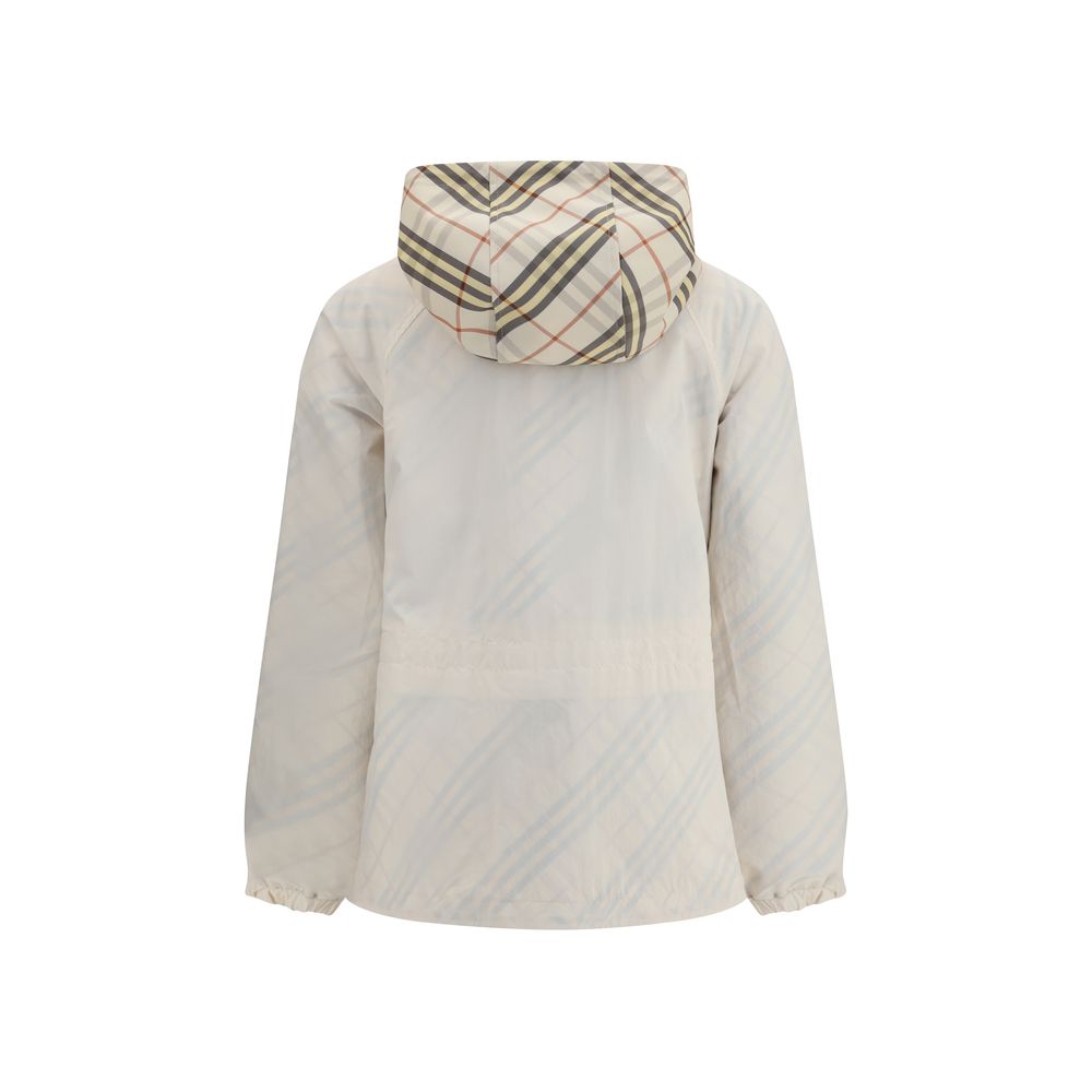 Beige Polyester Shell Jacket