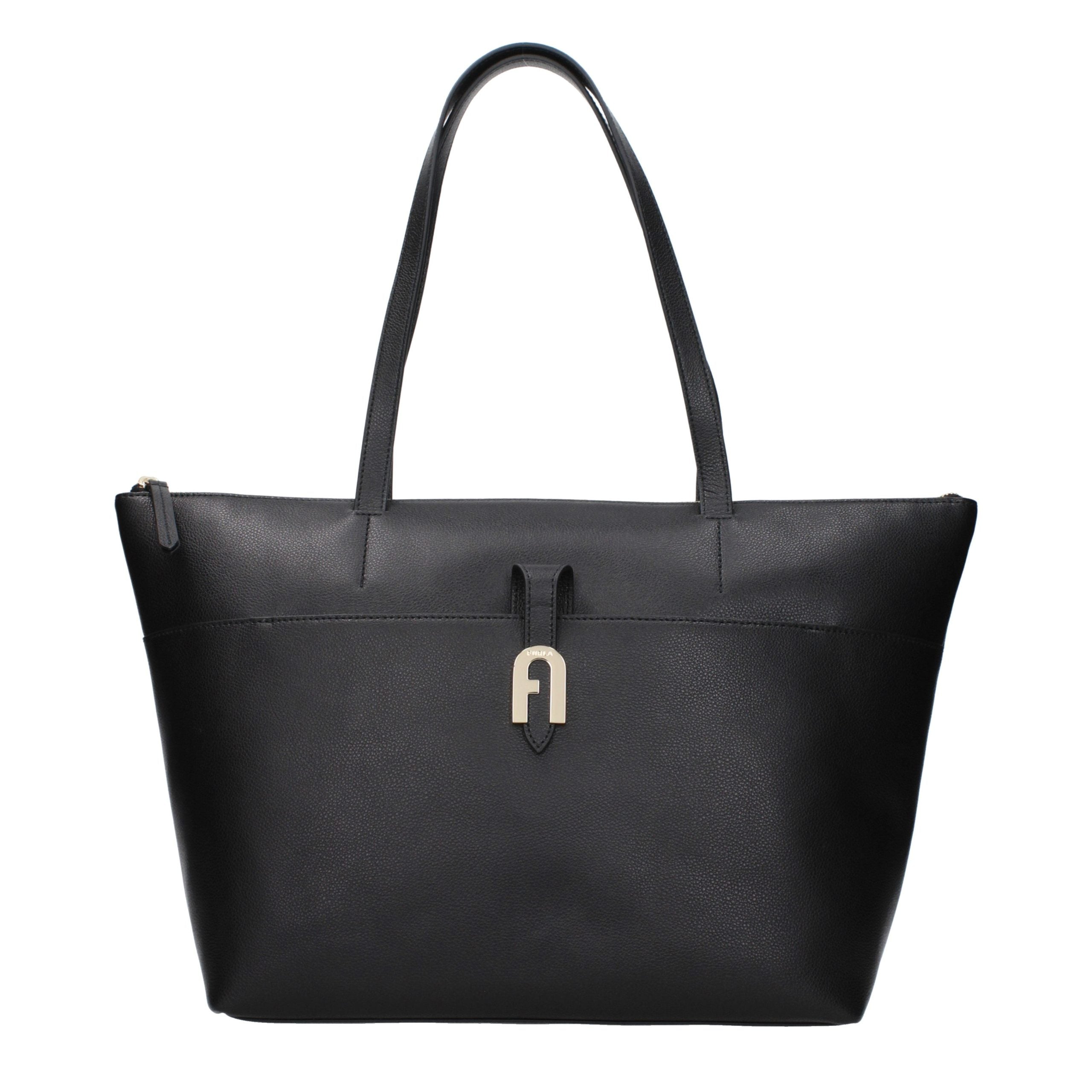 Black Leather Shoulder Bag