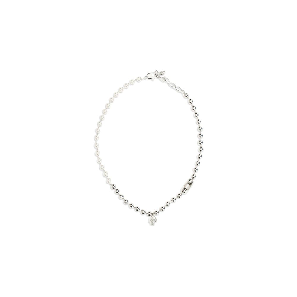 White Brass Necklace