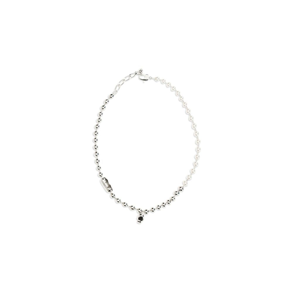 White Brass Necklace