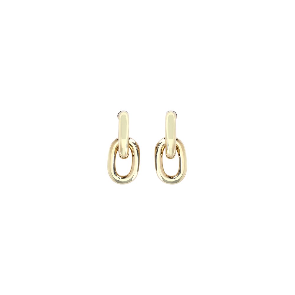 Gold Resin Earrings