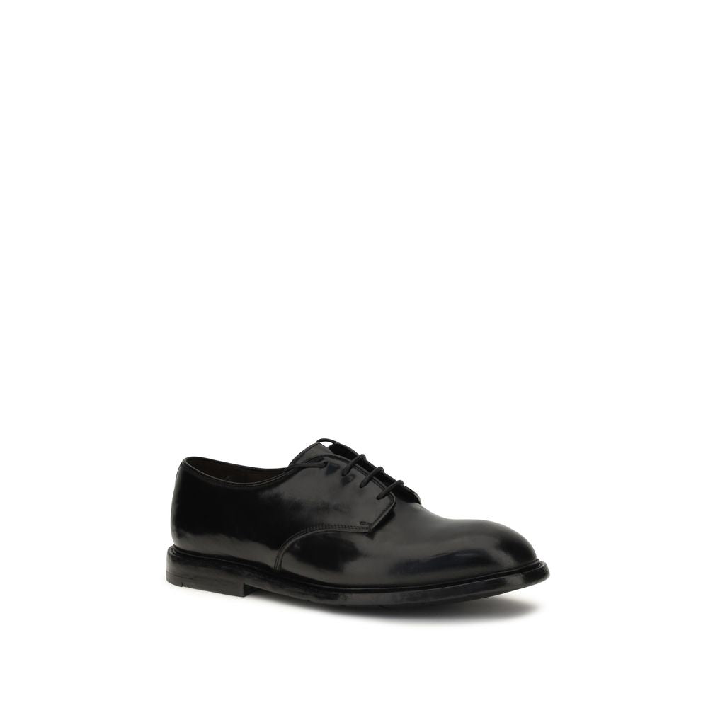 Black Calf Leather Bos Taurus Oxfords And Derbies