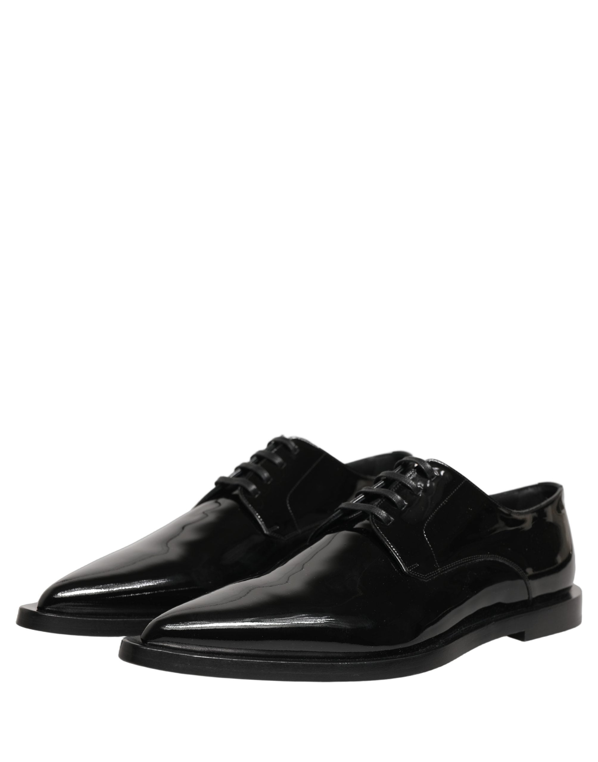 Black Leather Men Derby Dress Formal Shoes