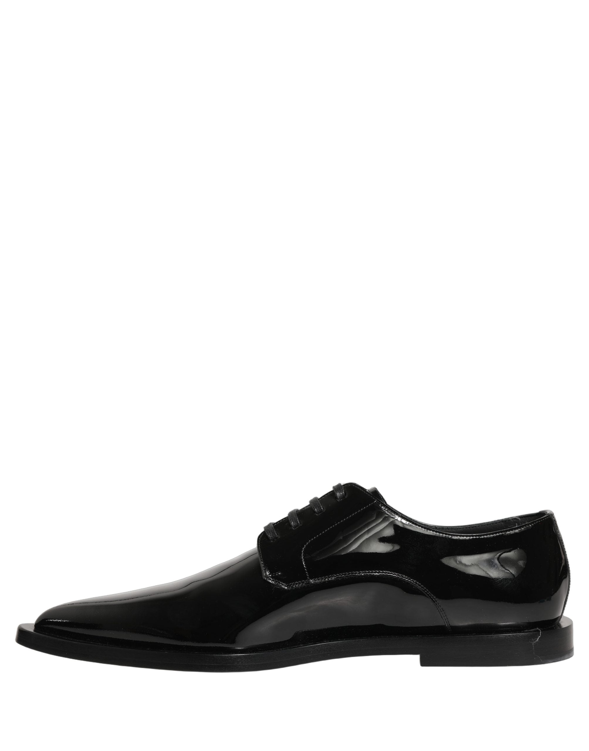 Black Leather Men Derby Dress Formal Shoes