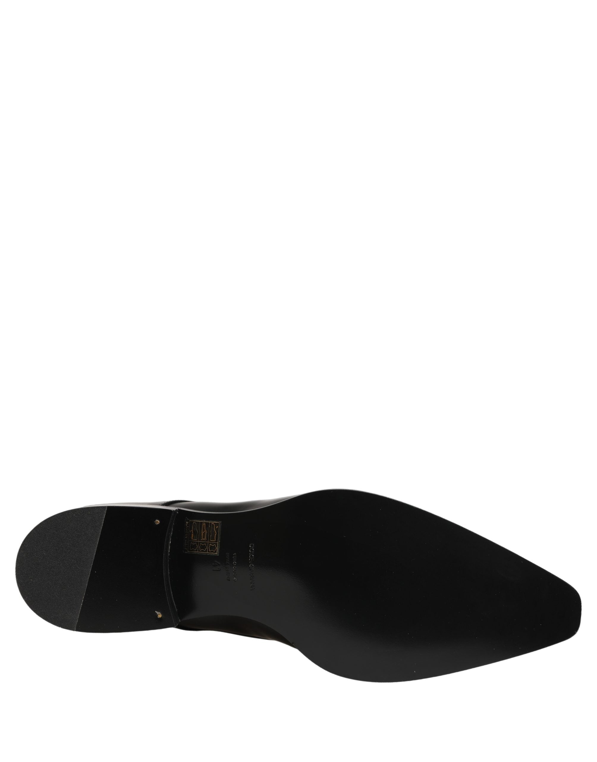 Black Leather Lace Up Derby Dress Shoes