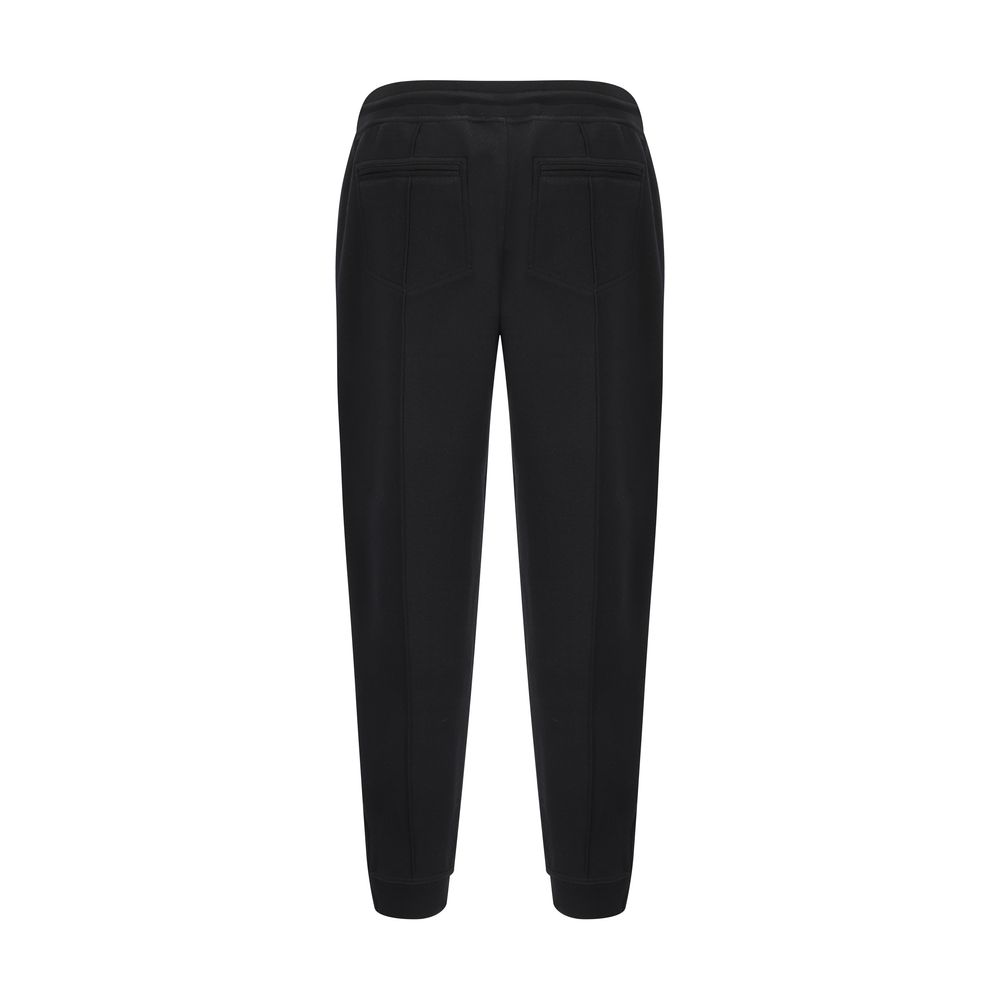Black Cotton Joggers (Workout Pants)
