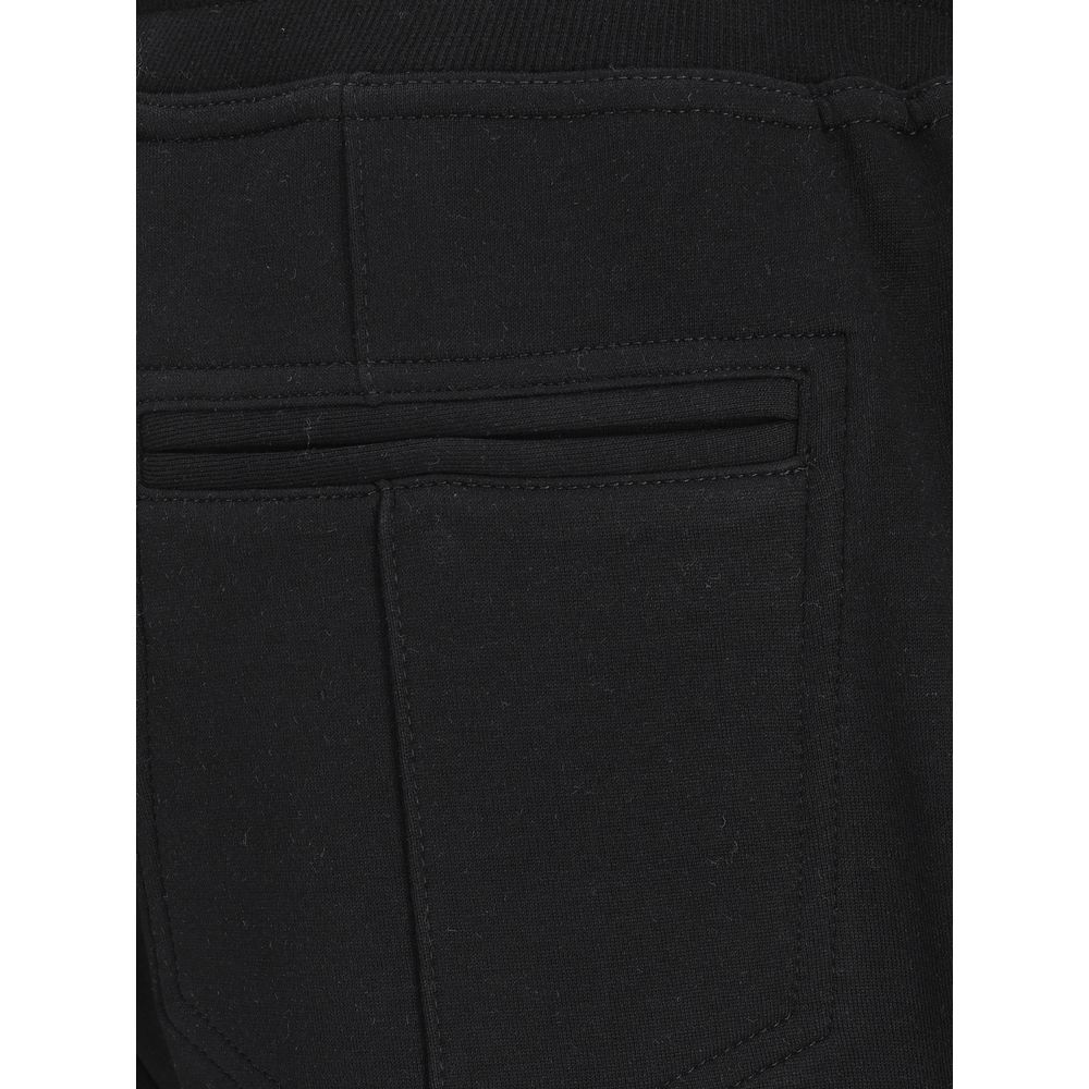 Black Cotton Joggers (Workout Pants)