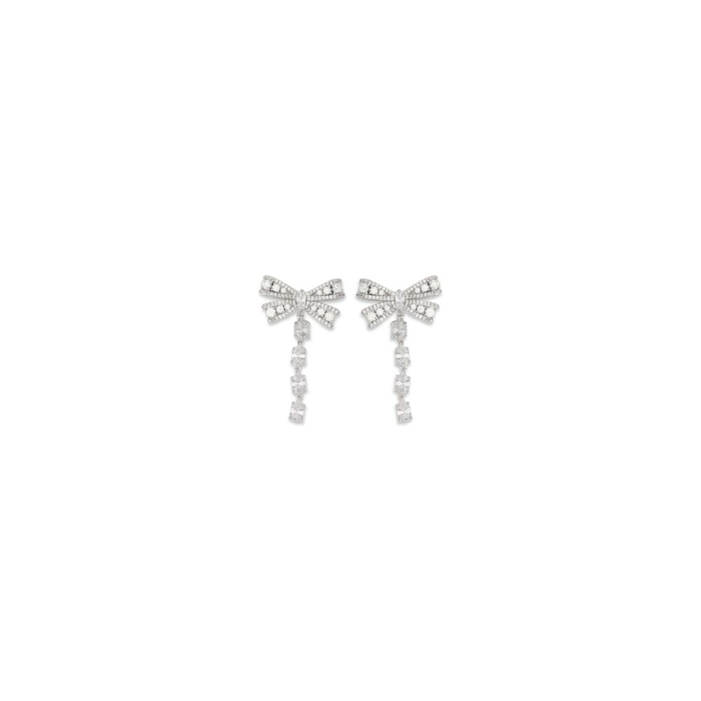 Silver Brass Earrings
