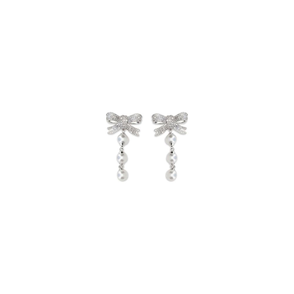 Silver Brass Earrings