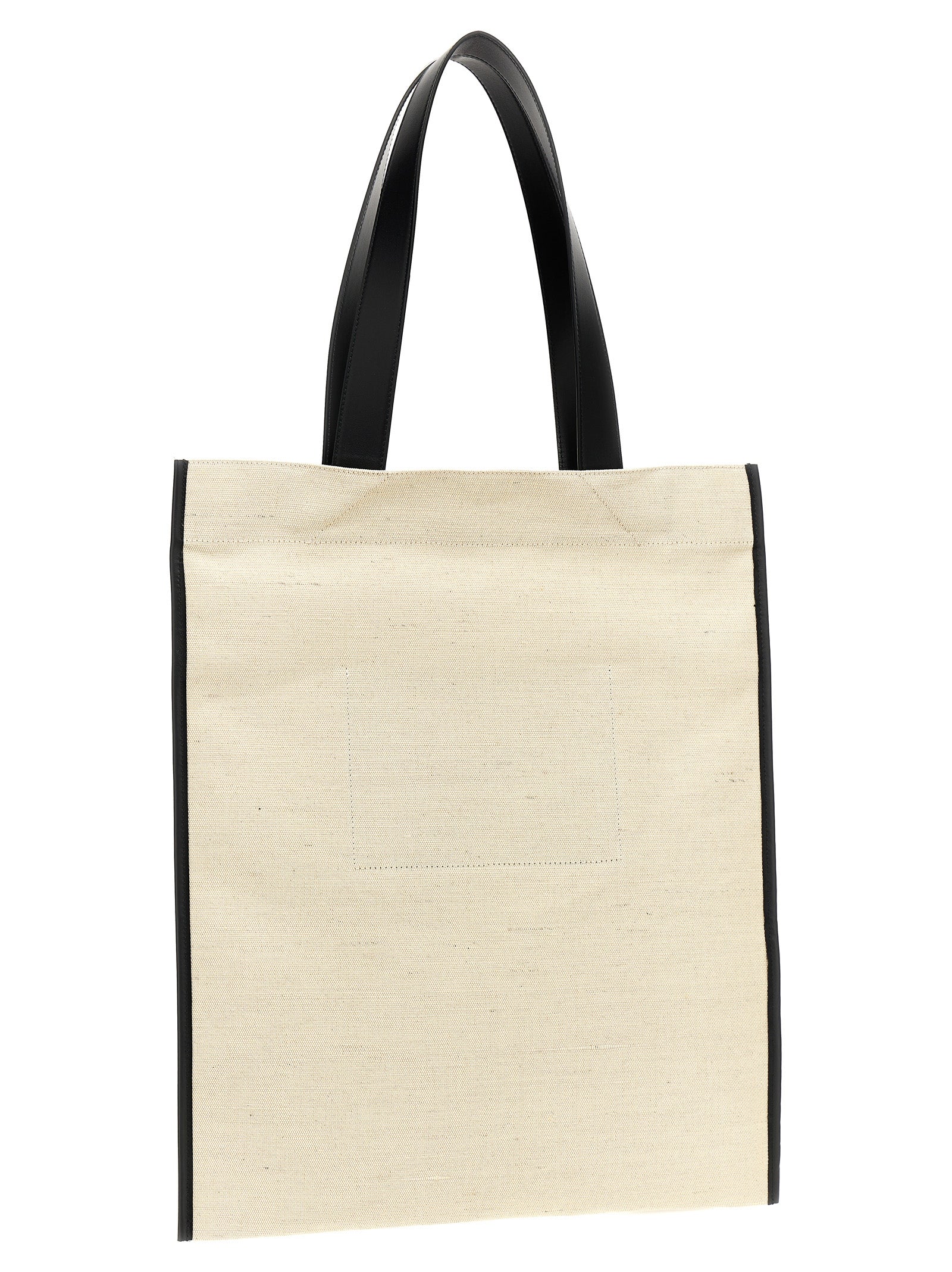 Bicolor Jute Tote Bag
